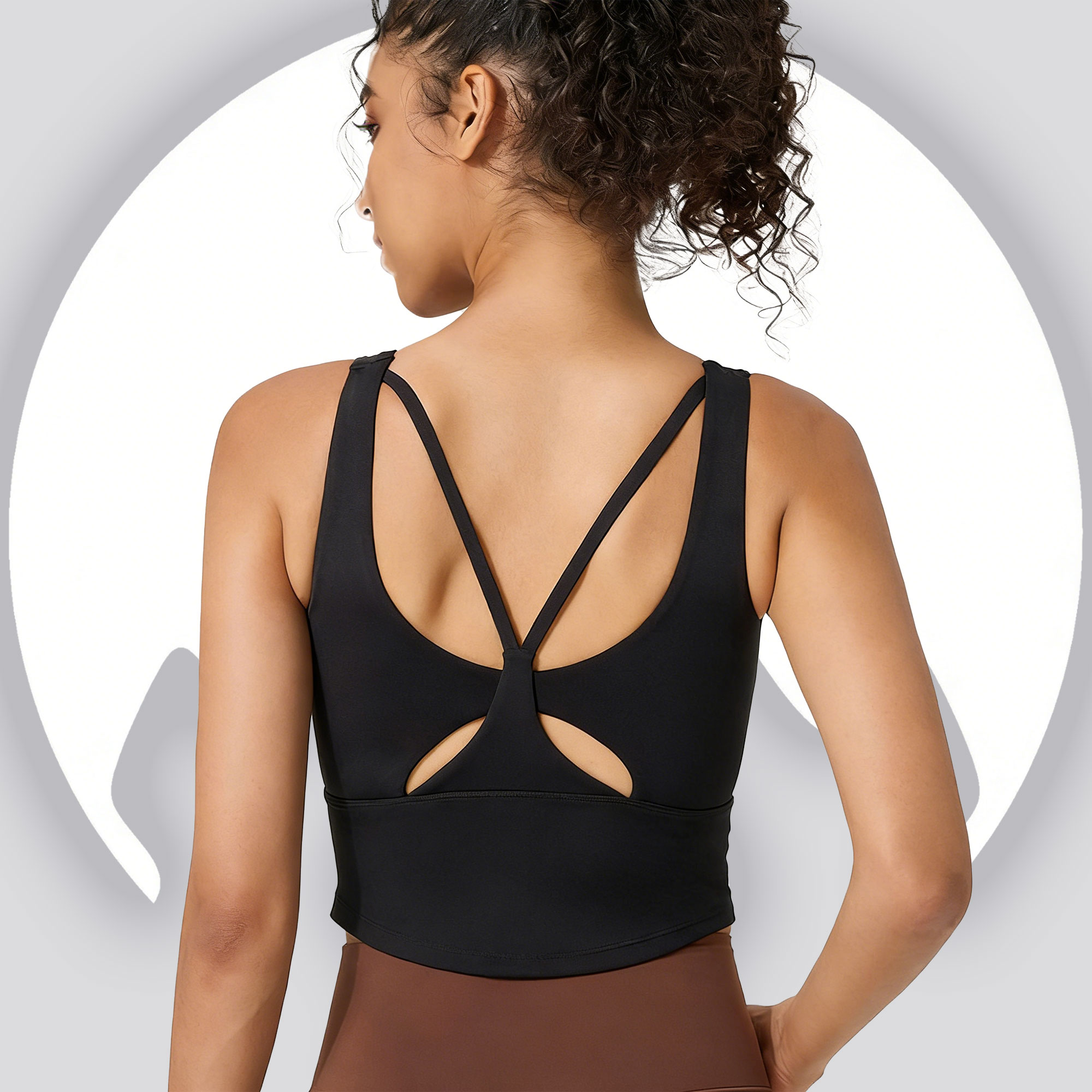 Aquatic Gym - Women's Fixed Cup Yoga Sports Bra