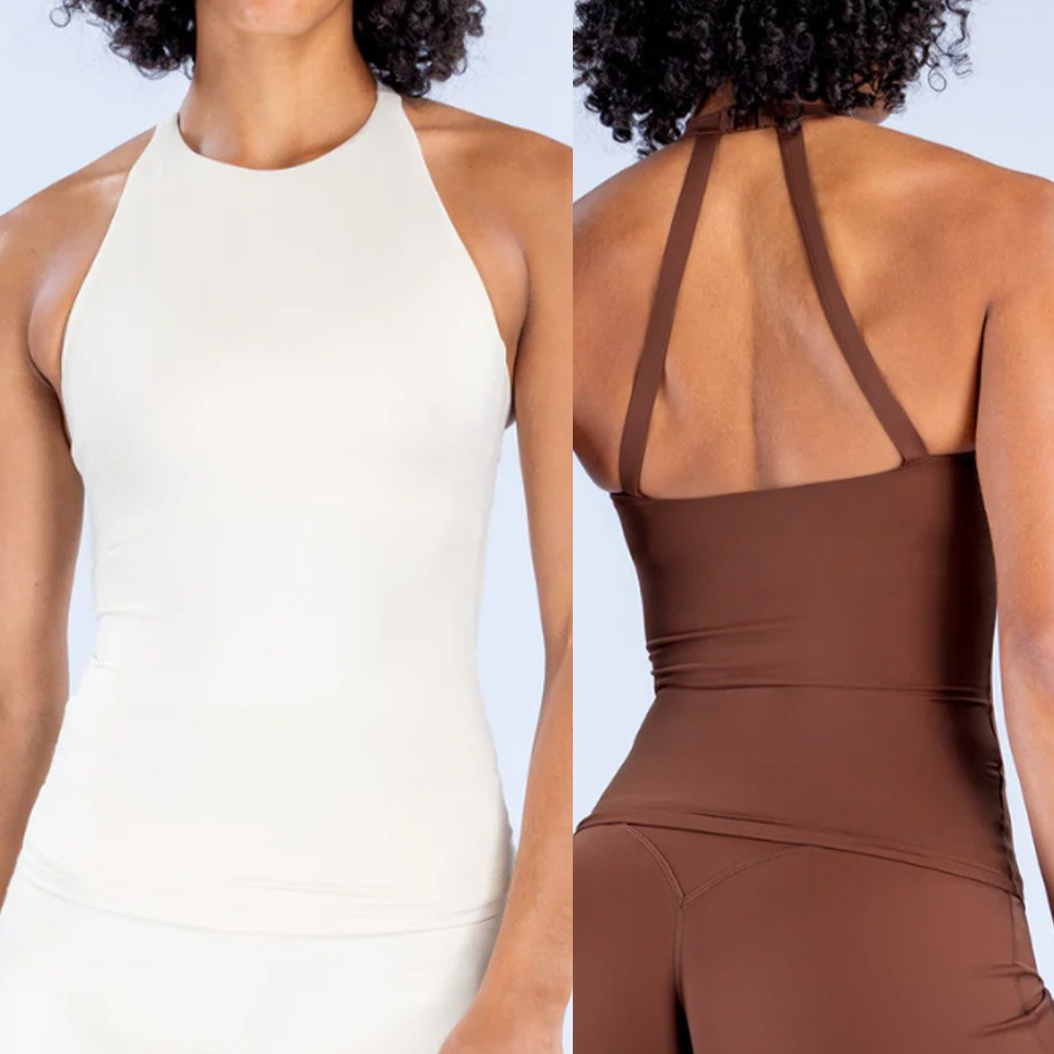 Aquatic Gym - Women Halter Tank Top Built In