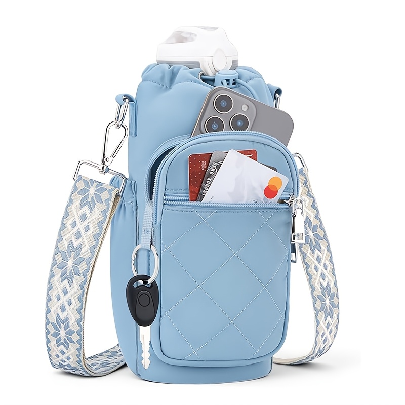 Aquatic Gym - Crossbody Insulated Water Bottle Holder Bag