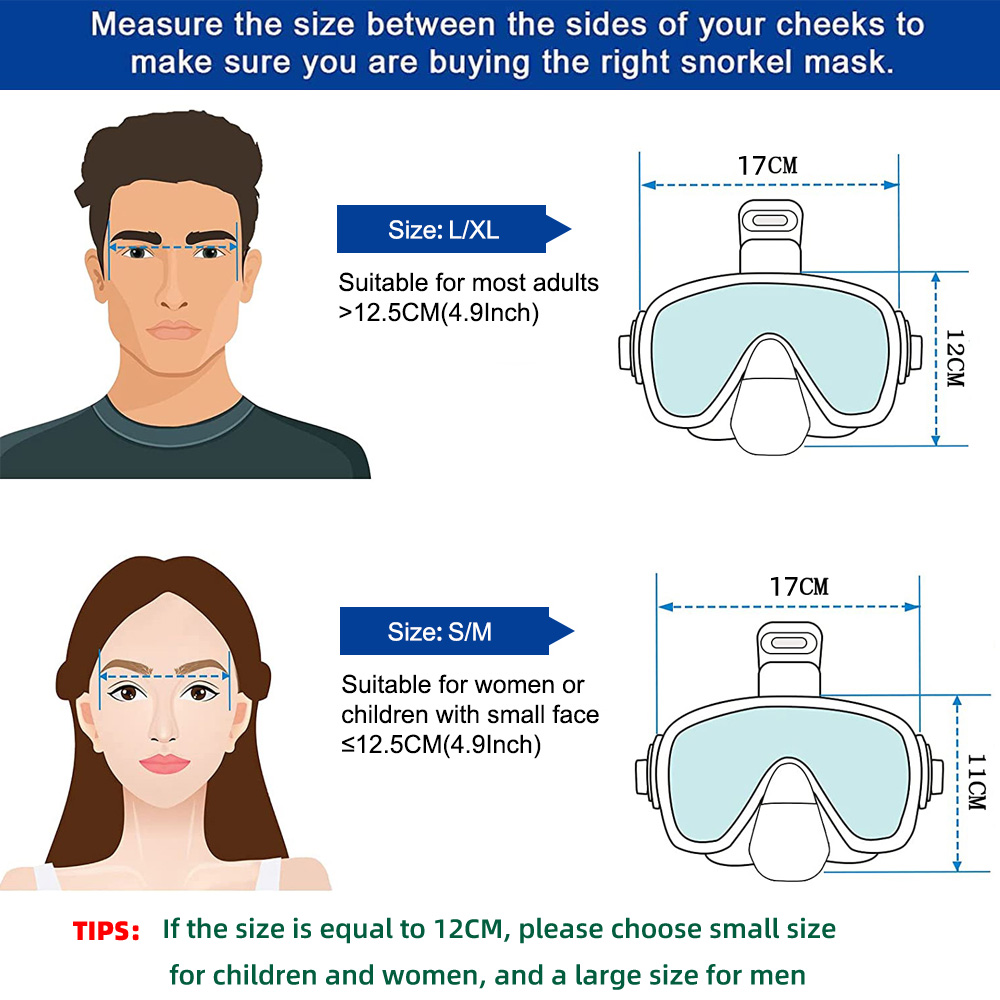 Diving Masks Foldable Anti-Fog - огляд і ціна Freediving Mask Set