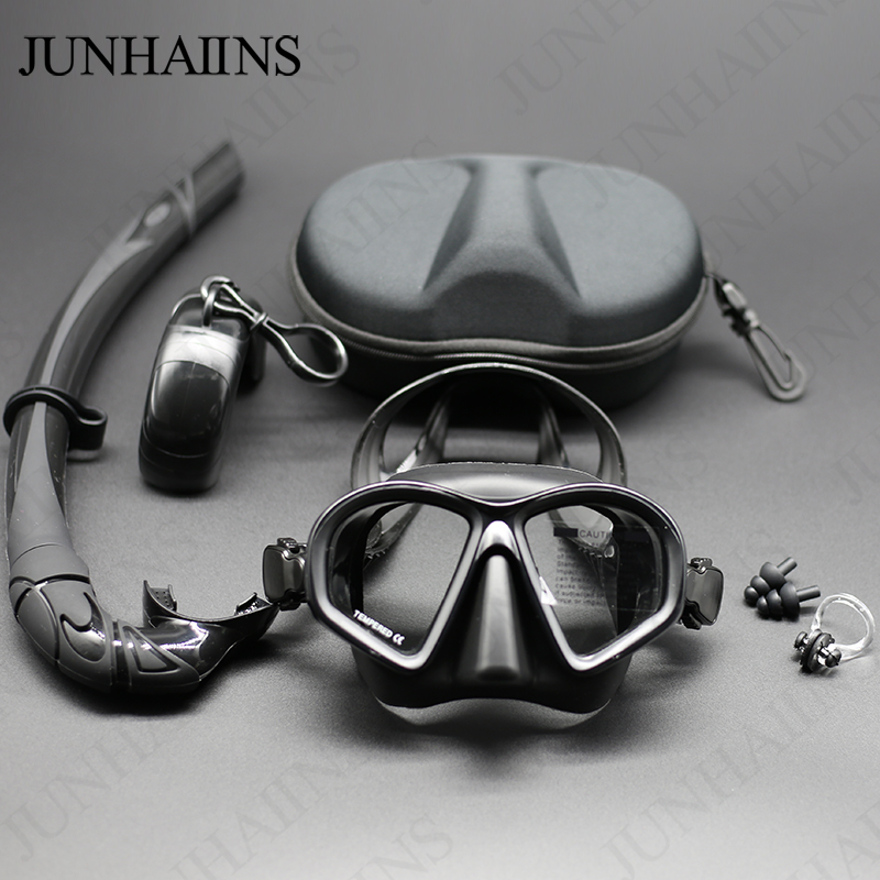 JUNHAIINS NEW Tempered Glass F - огляд і ціна Freediving Mask Set