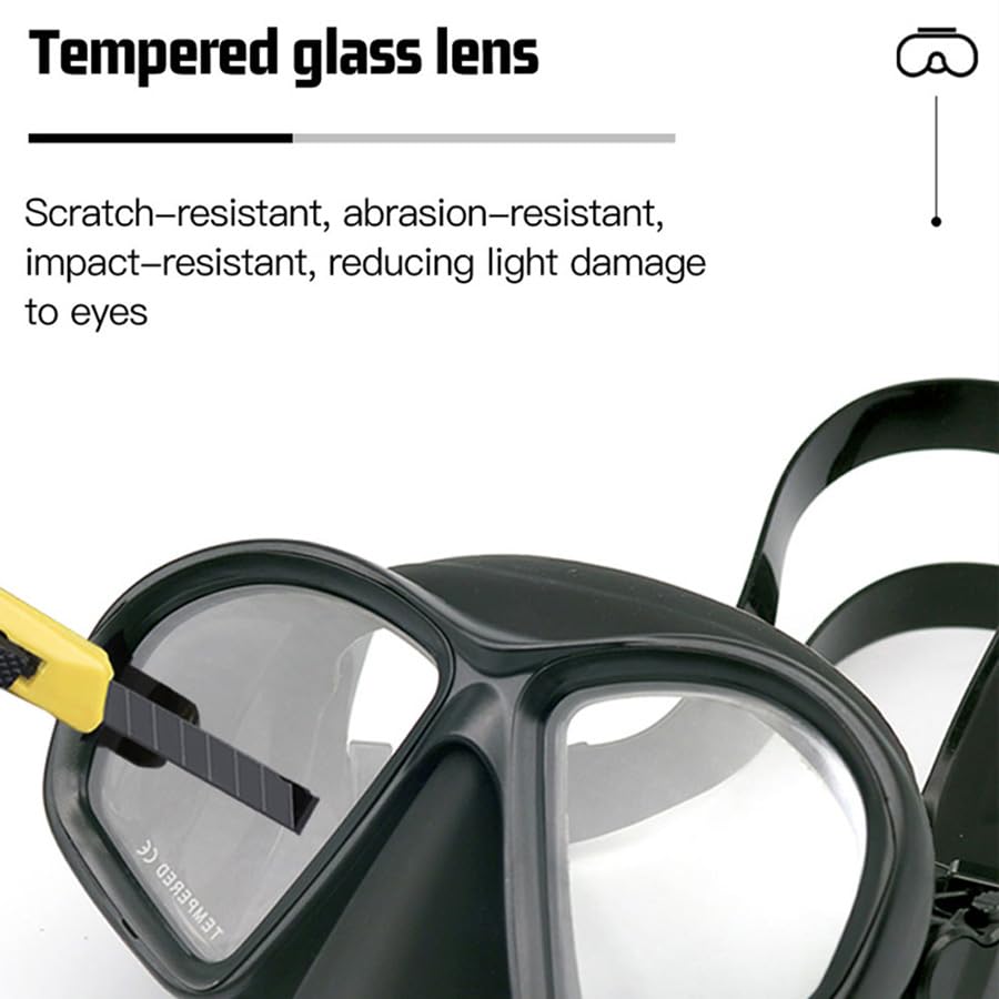 Freediving Mask Set Tempered G - огляд і ціна Freediving Mask Set
