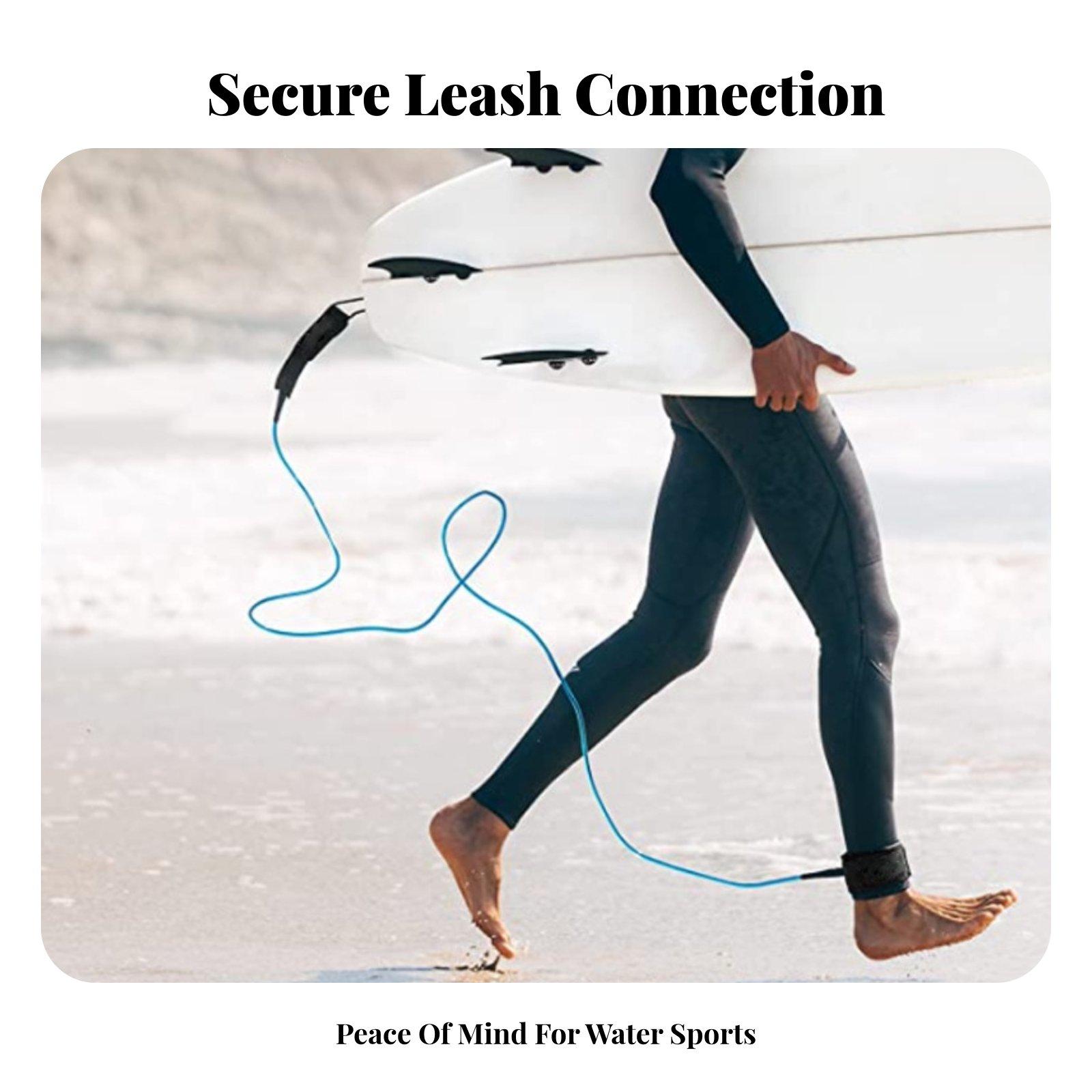 Knot Free Surf Leash for Board - огляд і ціна Surfboard Leash Ankle