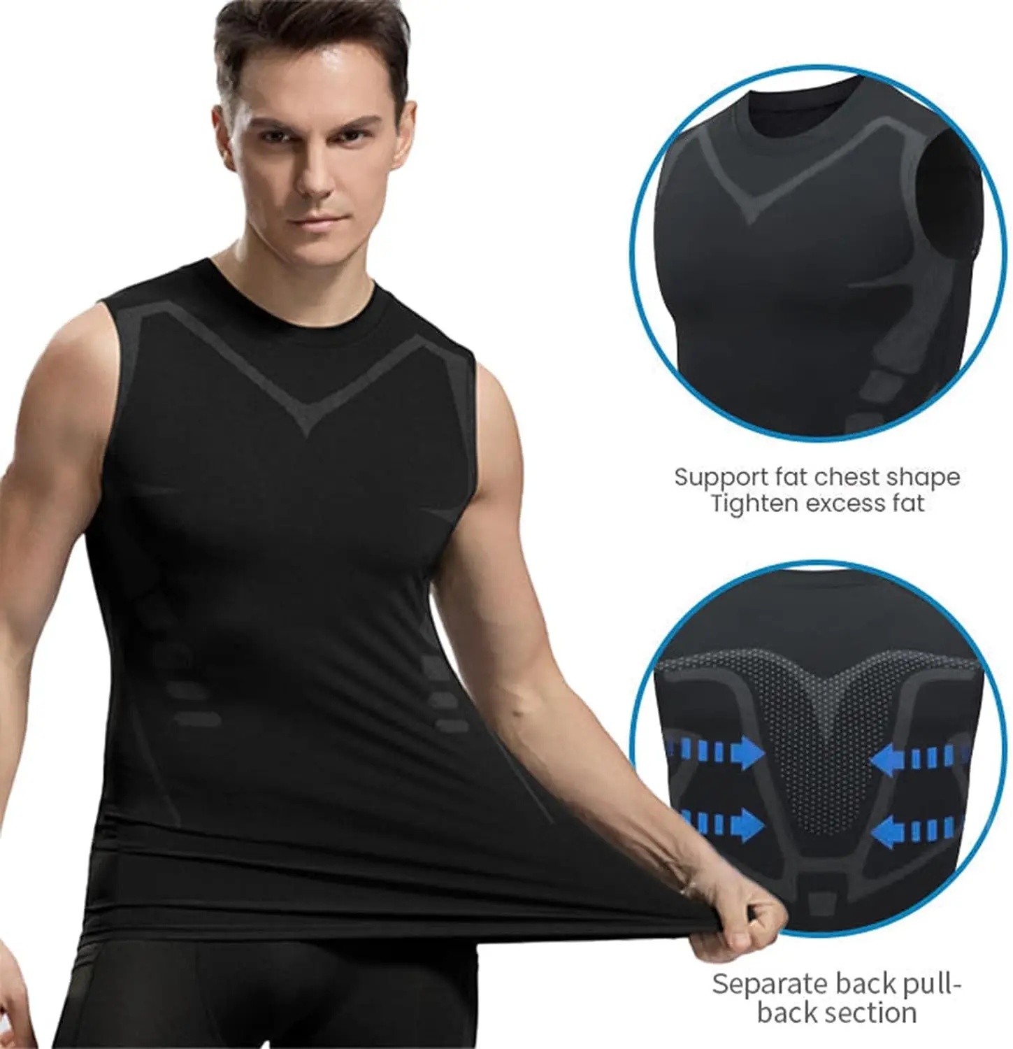 Compression Tank Top Mens Gym  - огляд і ціна Aquatic Gym
