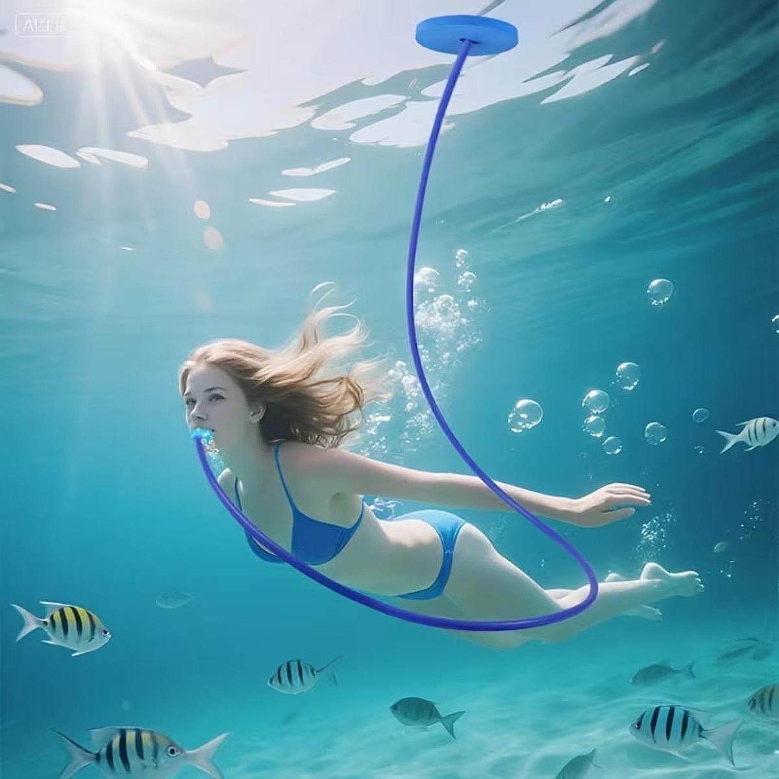 Diving Snorkel Silicone Portab - огляд і ціна Aquatic Sports Equipment