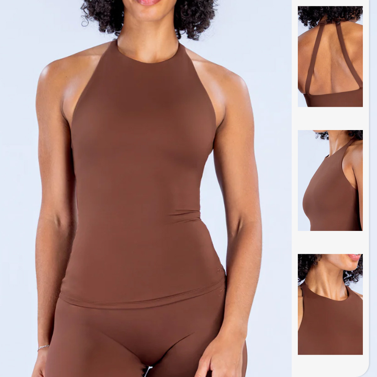 Women Halter Tank Top Built In - огляд і ціна Aquatic Gym