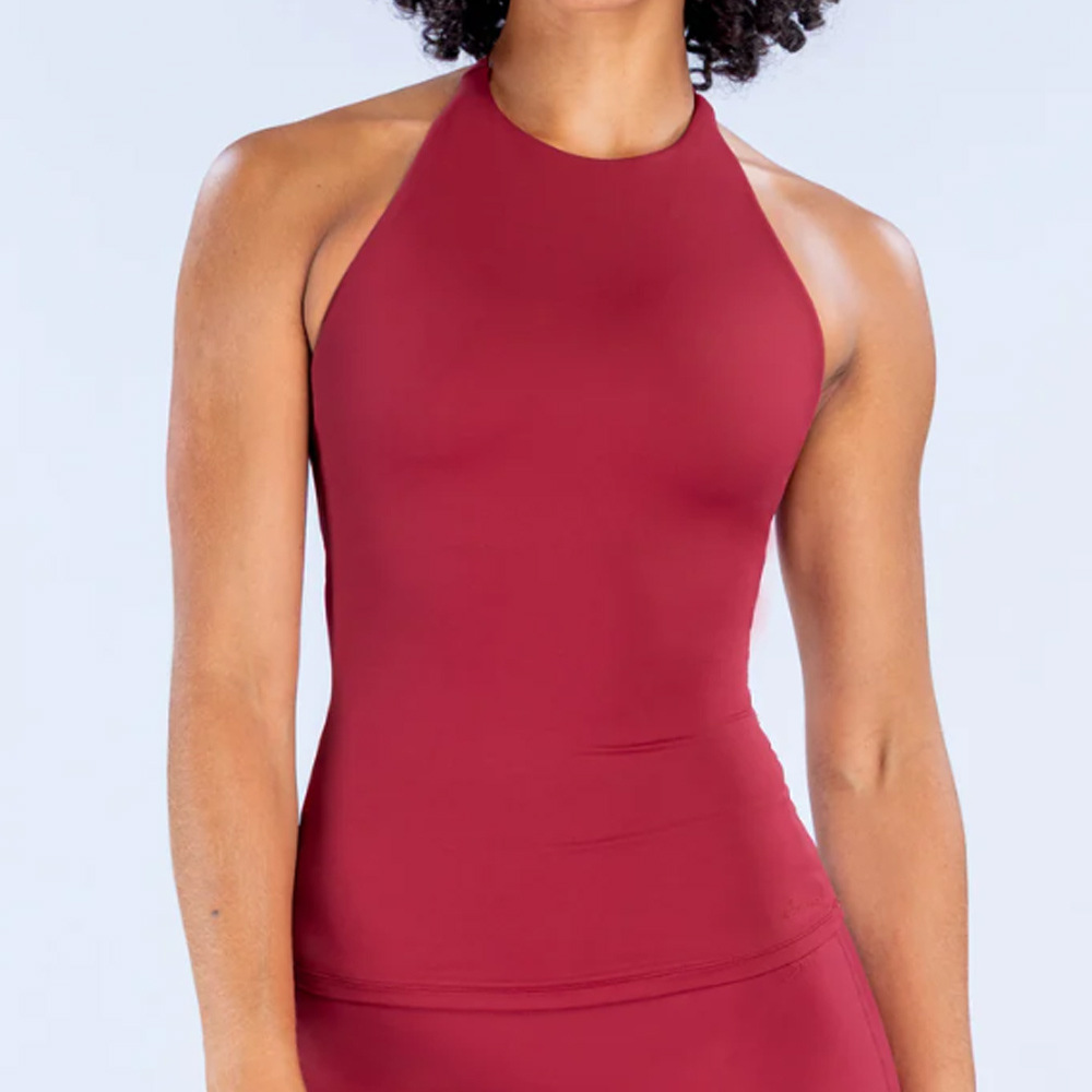 Women Halter Tank Top Built In - огляд і ціна Aquatic Gym