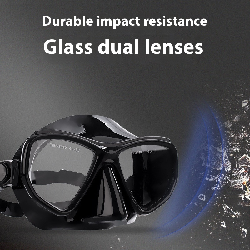 WAVE Quality Snorkeling Glass  - огляд і ціна Freediving Mask Set